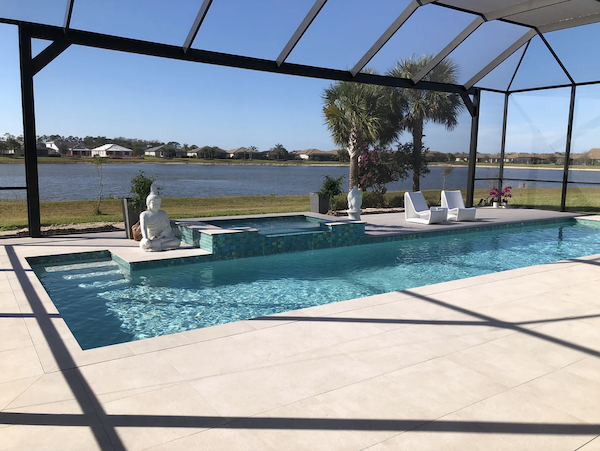 Gulf Shore Pools pool with screened enclosure